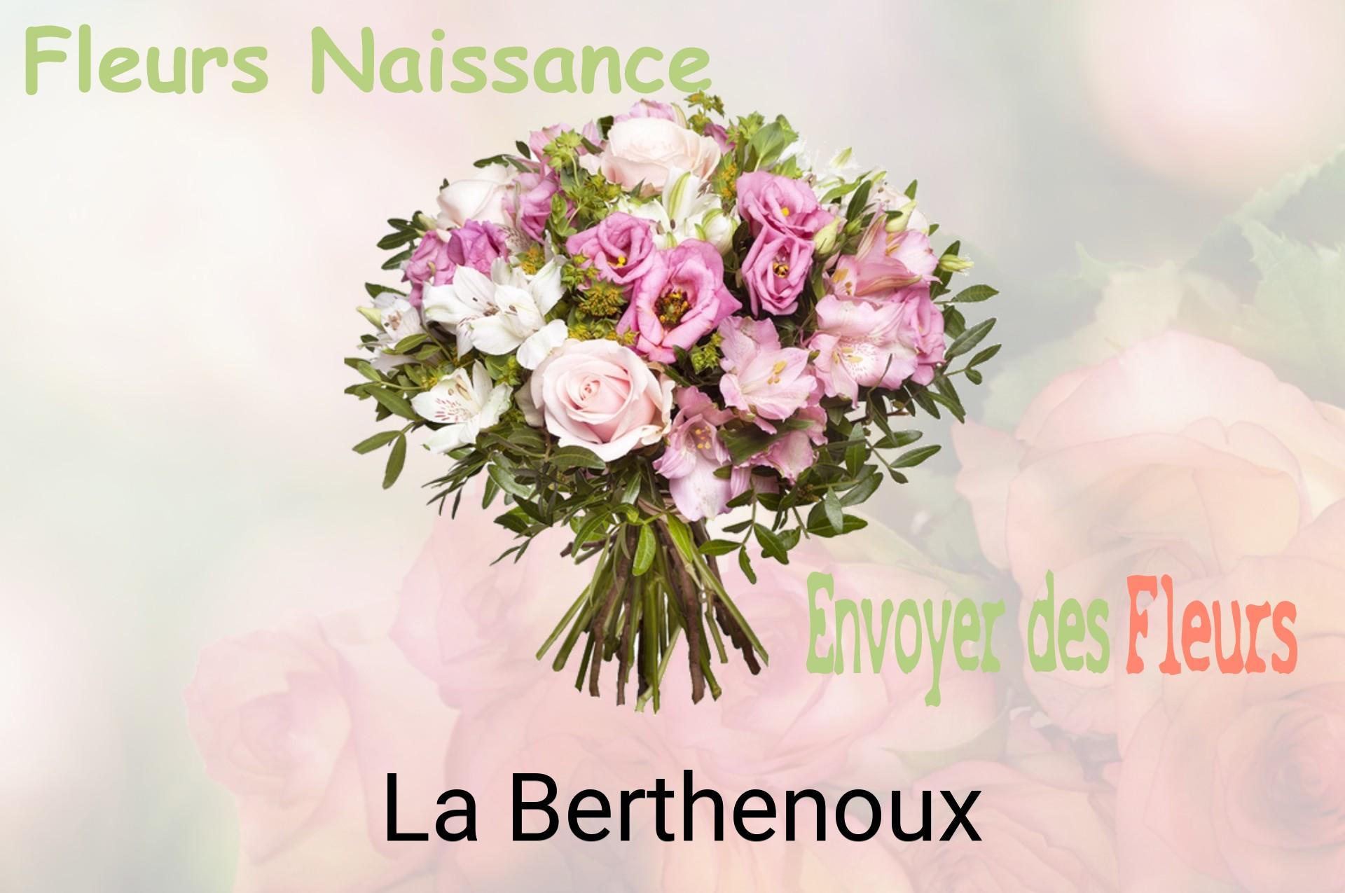 Bouquet de fleurs de naissance livré à La Berthenoux